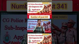 cg police si new vacancy ll cg police si bharti 2024 new update ll cg police si ka form kaise bhare [upl. by Ellicec]