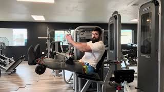 Hamstrings seated hamstring curl [upl. by Trilbee]