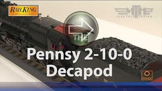 MTH RailKing Imperial 2100 Decapod Steam Locomotive [upl. by Assenyl]