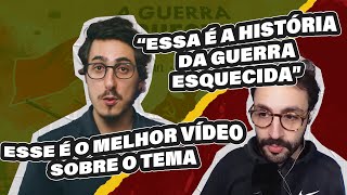 FELIPE CASTANHARI FAZ O MELHOR VÍDEO DA INTERNET SOBRE GUERRA DA COREIA  Gustavo Gaiofato [upl. by Amles]