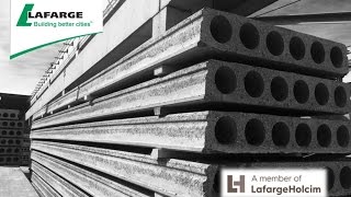 Lafarge Precast Edmonton Concrete Hollowcore Production Process Alberta Canada [upl. by Lorrayne]