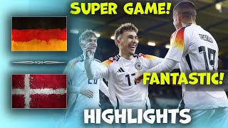 Germany u21 vs Denmark u21  International Friendly  Highlights 15112024 [upl. by Nwadal]