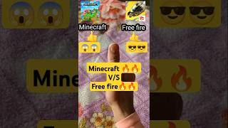 Minecraft🔥 VS Free fire🔥trending freefire minecraft shorts song trollface youtubeshorts [upl. by Harland]