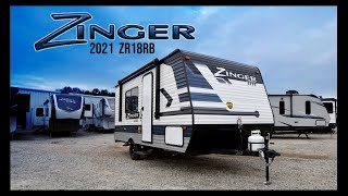 2021 CrossRoads RV Zinger Lite ZR18RB Rear Bath Travel Trailer Camper at Southern RV McDonough GA [upl. by Reine]