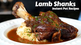 Tender amp Delicious Braised Lamb Shanks  Instant Pot Recipes [upl. by Adnohryt]