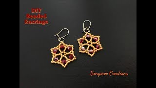 Flower Fragrance Earrings Anybody can make it DIY project [upl. by Philis]