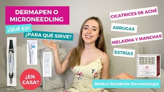 DERMAPEN O MICRONEEDLING ¿QUÉ ES ¿PARA QUÉ SIRVE CICATRICES DE ACNÉ MANCHAS ARRUGAS ¿EN CASA [upl. by Peter225]