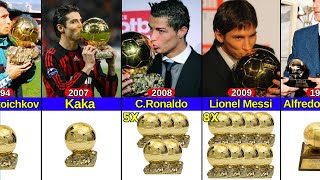 All Ballon dOr Winners 19562024  Most Ballon dOr Winners [upl. by Messab150]