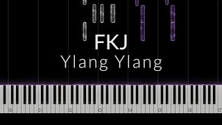 Ylang Ylang  FKJ Piano Cover [upl. by Notsgnal999]