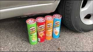 EXPERIMENT CAR VS PRINGLES [upl. by Hsu]