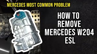 How to Remove W204 Steering Lock ESL  What Is an ESL  Diagnose and Fix a Bad ESL [upl. by Tiedeman]