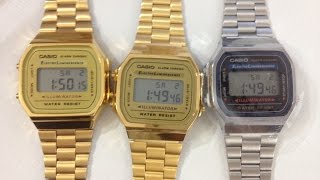 Casio Gold Watch A168WG9  REAL vs FAKE [upl. by Yeorgi339]