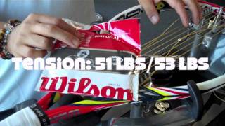 Inside the Wilson Tennis Stringing Room at the Australian Open 2012 [upl. by Amor595]