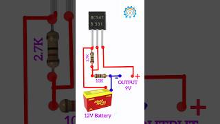 Voltage Variable Circuit  12V To Variable 9V Shorts Video [upl. by Hnahk]