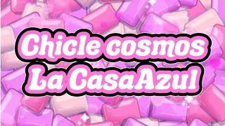 Chicle cosmos Letra La casa azul [upl. by Akeinahs]