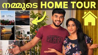 HOME TOUR  നമ്മുടെ കുഞ്ഞു വീട്  SECRET ROOM REVEAL 😊  AMMU amp ASWIN [upl. by Brom798]