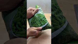 CHILLI GARLIC GREEN BEANS shorts beans cookingshorts recipe [upl. by Ahsekel]