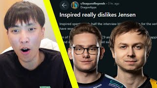 Inspired FLAMES Jensen for Their Finals Loss  Doublelift Reacts to FLY Inspireds Interview [upl. by Eynenihc]