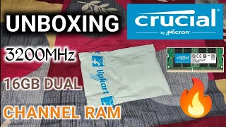 Unboxing Best Crucial 16 GB DDR4 3200MHz Ram [upl. by Eiggep]