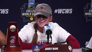 20230608 WCWS Oklahoma Postgame Press Conference [upl. by Keung]