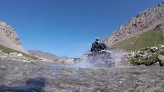 Colle FinestreAssiettaSommeiller moto BMW GS 1200 ADV 2017 [upl. by Neyr281]