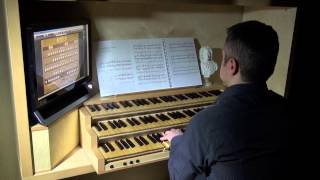 Olivier Messiaen  Livre du Saint Sacrement I Adoro te Luca Massaglia organ [upl. by Ayanahs]