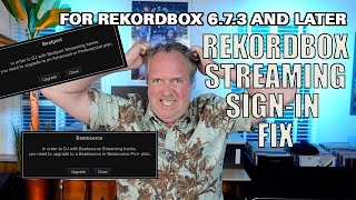 Fix for Rekordbox 673 unable to sign into Beatport streaming and Beatsource [upl. by Jennie]