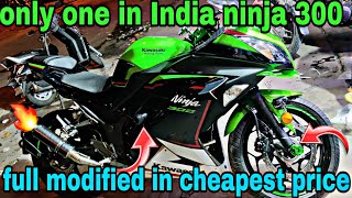 Kawasaki Ninja 300 Full Modified  Fully Loaded Kawasaki ninja 300 2023 [upl. by Naryb]