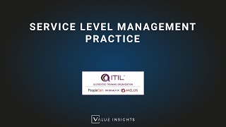 ITIL® 4 Foundation Exam Preparation Training  Service Level Management Practice eLearning [upl. by Hilliary]