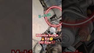 mahindra Scorpio Bs6 DEF Error P2BA7 P2BAF bs6 shorts ytshorts shortvideo [upl. by Lavona117]