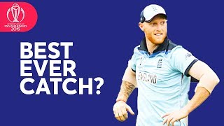 Ben Stokes Takes A SUPERHUMAN Catch  ICC Cricket World Cup 2019 [upl. by Anayik]