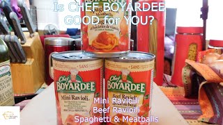 Is CHEF BOYARDEE GOOD for YOU  Beef Ravioli Mini Ravioli Spaghetti Meatballs  Episode FR034 [upl. by Anehsat]