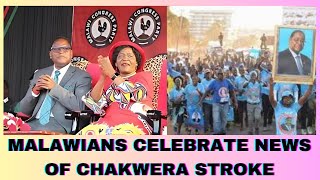 MALAWIANS CELEBRATE NEWS OF CHAKWERA STROKE [upl. by Barra]