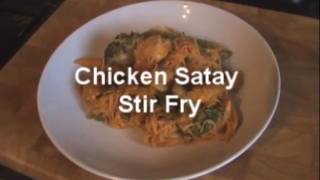 Chicken Satay Stir Fry  MYVIRGINKITCHEN [upl. by Sucerdor674]