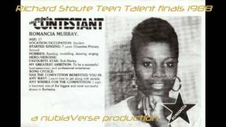 Romancia  Richard Stoute Teen Talent finals 1988 [upl. by Ainnet]