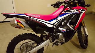 Honda CRF250 Rally FMF Q4 Install [upl. by Ninahs188]