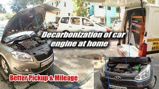 Decarbonization of car engine at home  For Pickup Mileage amp Reduce Engine Noise BlackSmoke [upl. by Gnolb376]