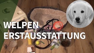 Welpen Erstausstattung ► Empfehlung für Welpen Zubehör und Hunde Erstausstattung [upl. by Aihtak]