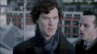 Sherlock Holmes VS Jim Moriarty  The Reichenbach Fall  Sherlock  BBC [upl. by Gomer]