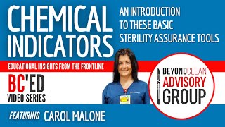 Chemical Indicators in Sterile Processing  BCED Video Series  Carol Malone [upl. by Reivaz845]