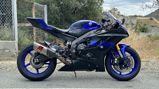 Can YAMAHA R6 keep up with 1000cc Superbikes [upl. by Moffit110]