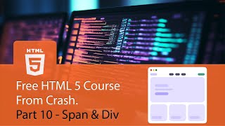 HTML Crash course part 10 Span amp Div tags speak khmer [upl. by Hassin]