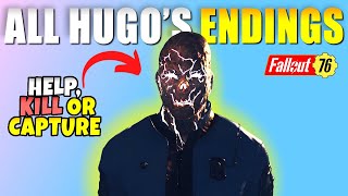 Fallout 76 Decide Hugos Fate All 3 Endings in The Eye of The Storm What Happens If You Kill Hugo [upl. by Lucas]