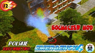 Emergency 4  JRG SOCHACZEW mod 12  POŻAR W BLOKU [upl. by Alphonsa197]