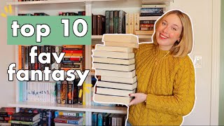 MY TOP 10 FAVORITE FANTASY BOOKS📚✨ [upl. by Zetana]