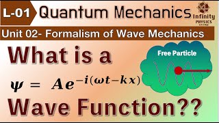 L 01 Unit 2 Quantum Mechanics  Wave function  Free Particle  A well behaved wave function [upl. by Inoue]