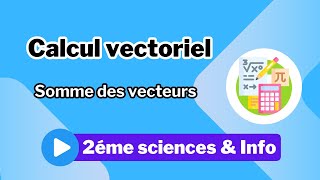 1 Calcul vectoriel somme des vecteurs [upl. by Ahsinotna]