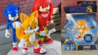 Tails Sonic The Hedgehog 2 The Movie Tails Action Figure Review [upl. by Cirone]