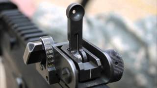 M16 Sights and Use Of [upl. by Dronel]