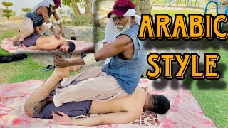 quotAuthentic Arabic Leg amp Back Oil Massage  Ultimate Relaxation TechniquesquotASMR BY ARABIC BABA KALU [upl. by Ahsyekal]